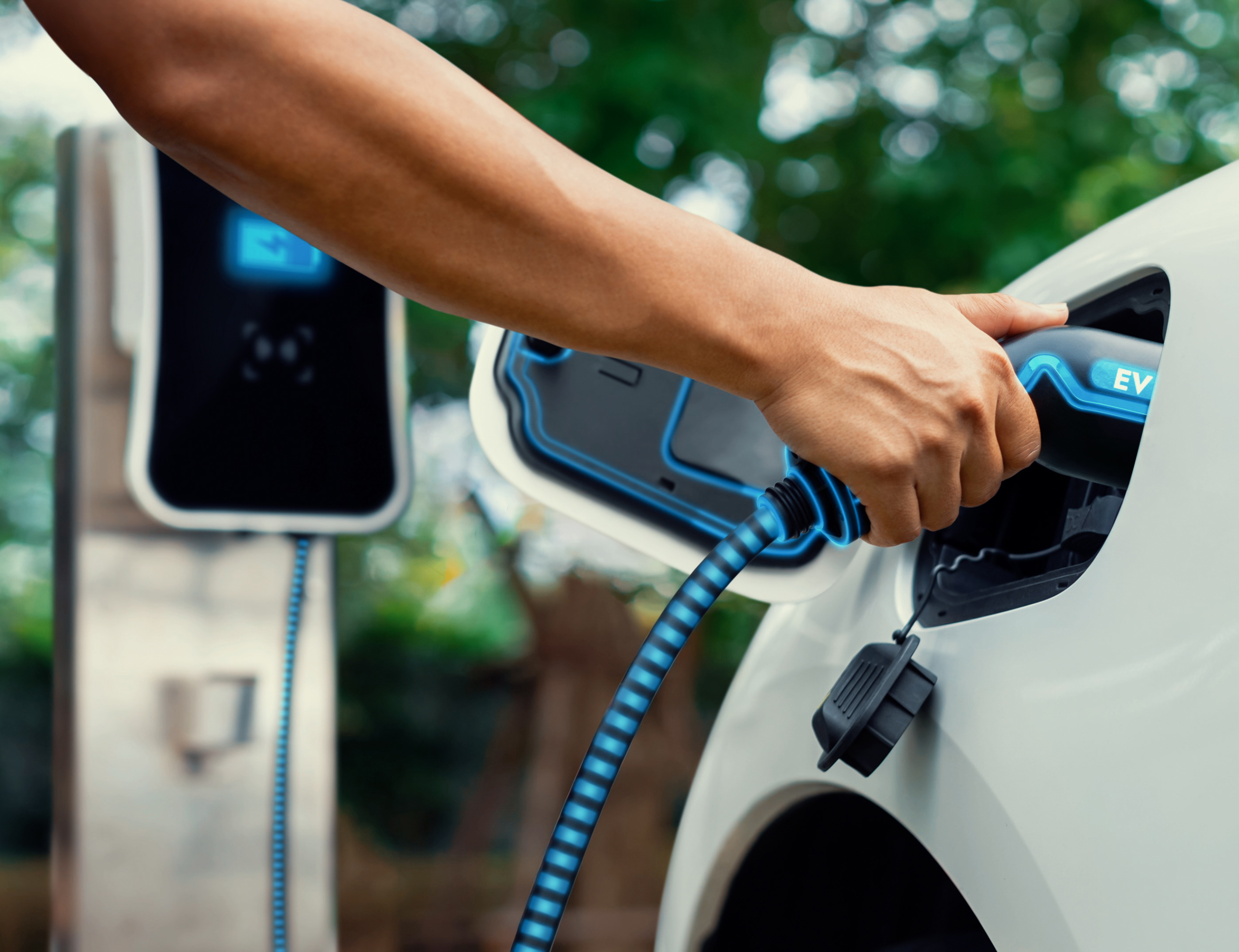 Borne de recharge véhicule électrique